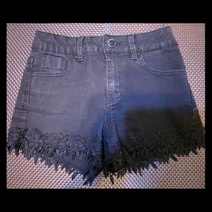 Urban Heritage Demin Floral Shorts